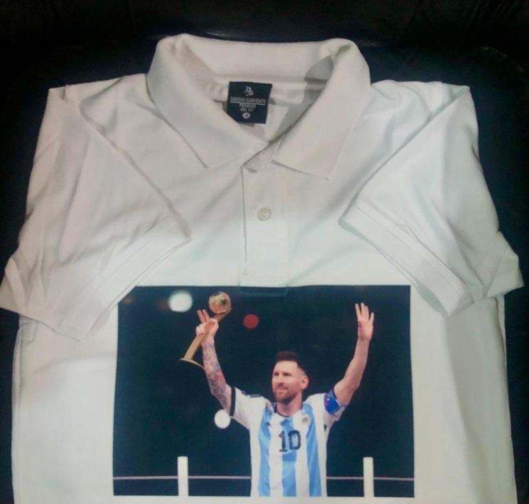 Dry Fit Polyester Collared T-Shirt with Printing