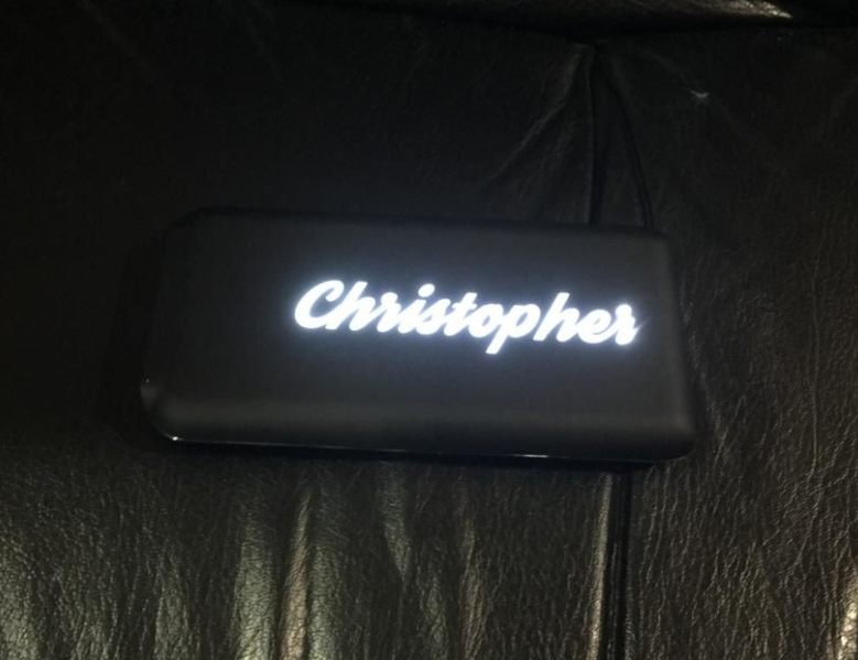 Wireless Charging Light Up Power Bank with Engraving