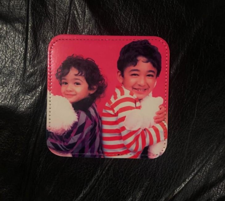 Tea Coaster PU Leather with Printing
