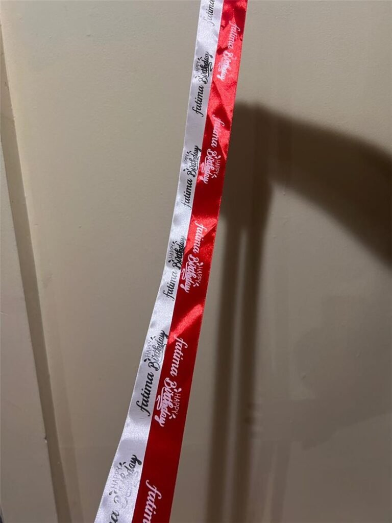 Gift Wrapping Ribbon with Print
