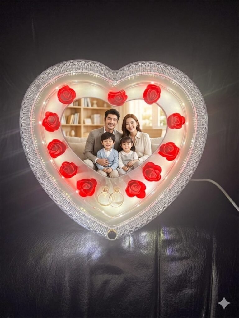 LED Photo Frame Heart Shape
